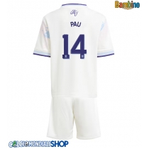 Maglie da calcio Aston Villa Pau Torres #14 Terza Maglia Bambino 2025-26 Manica Corta (+ Pantaloni corti)